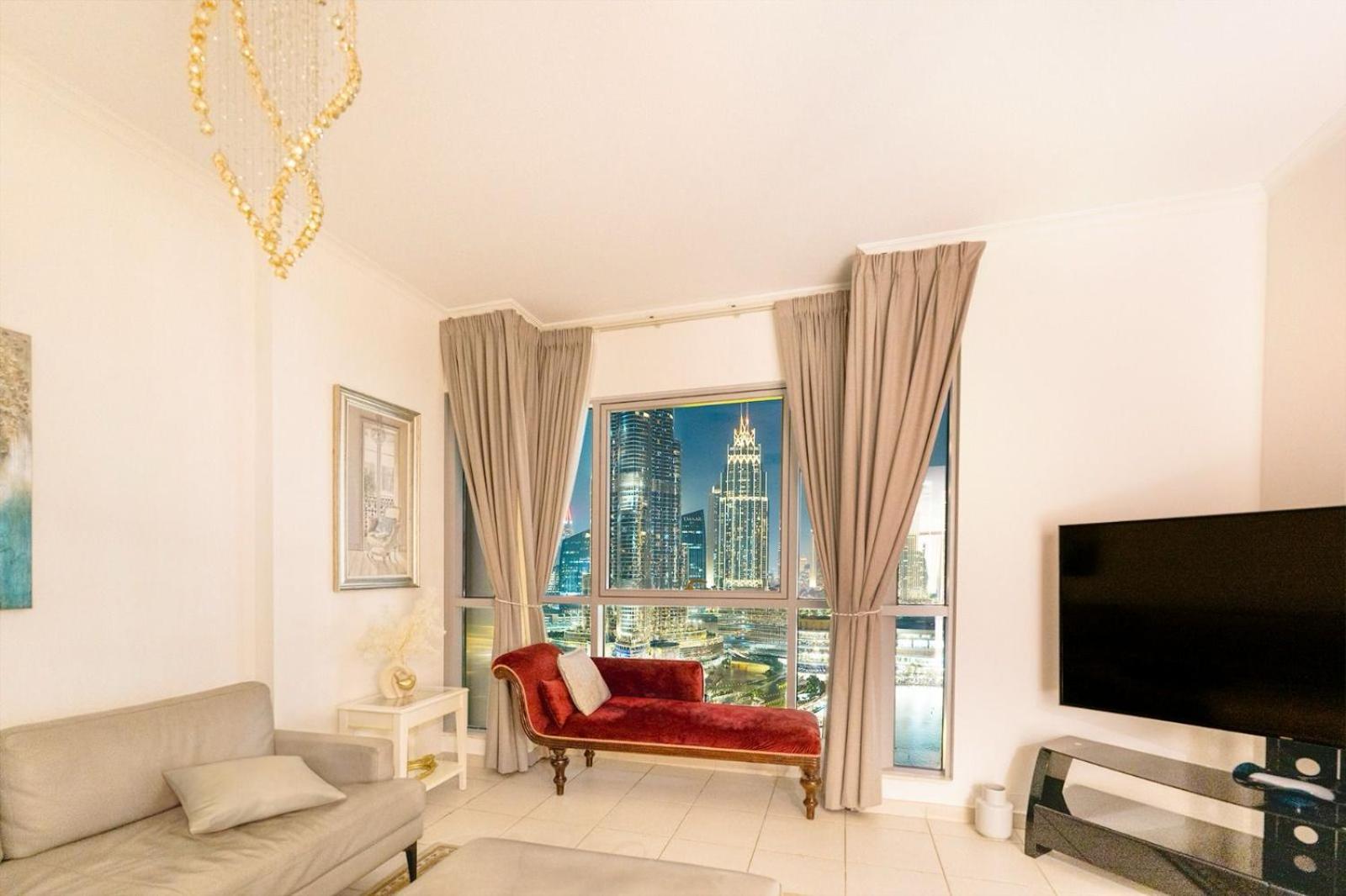 Spectacular Burj & Fountain View - Luxurious 3 Bedrooms & Maids Room - The Residences Dubai Esterno foto